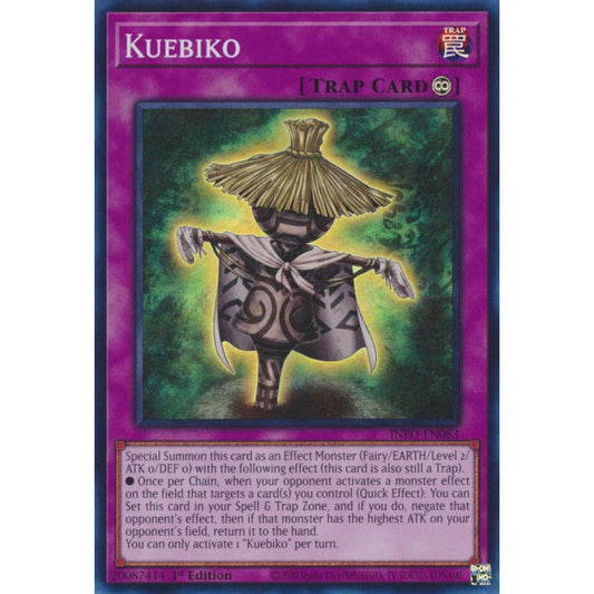 Kuebiko INFO-EN083 Super Super Rare Yu-Gi-Oh The Infinite Forbidden in Art