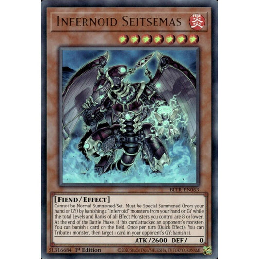 Infernoid Seitsemas BLTR-EN063 Ultra Yu-Gi-Oh Battles of Legend: Terminal Revenge