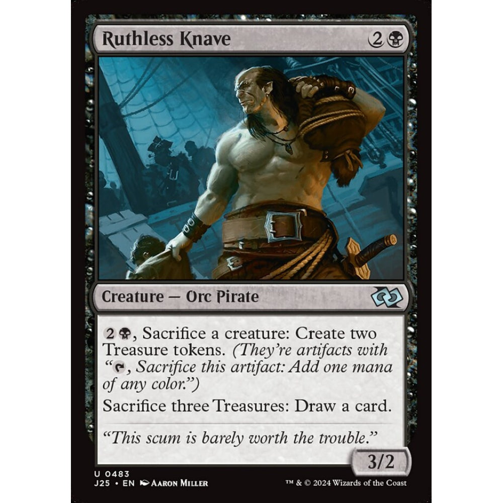 Ruthless Knave, 483, uncommon, Magic: The Gathering, Foundations Jumpstart