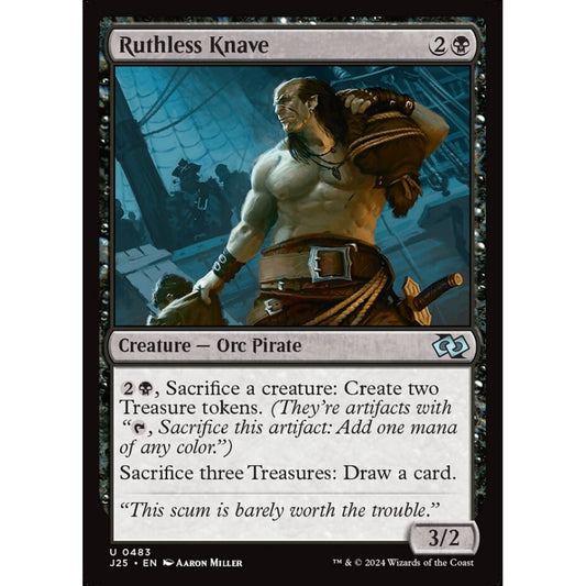 Ruthless Knave, 483, uncommon, Magic: The Gathering, Foundations Jumpstart