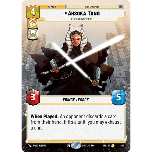 Ahsoka Tano, R, JTL 463) Hyperspace, Star Wars Unlimited