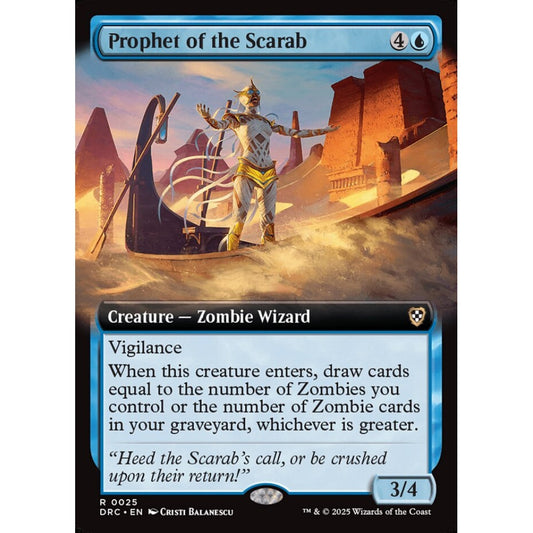 Prophet of the Scarab, 25, rare, Magic: The Gathering, Aetherdrift Commander