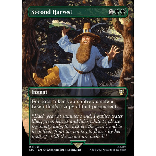Second Harvest, rare, 530, Magic the Gathering, Tales of Middle-earth Commander