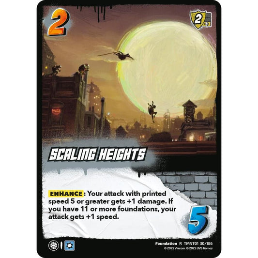 Scaling Heights 30/186 TMNT01 Universus Teenage Mutant Ninja Turtles Foundation R