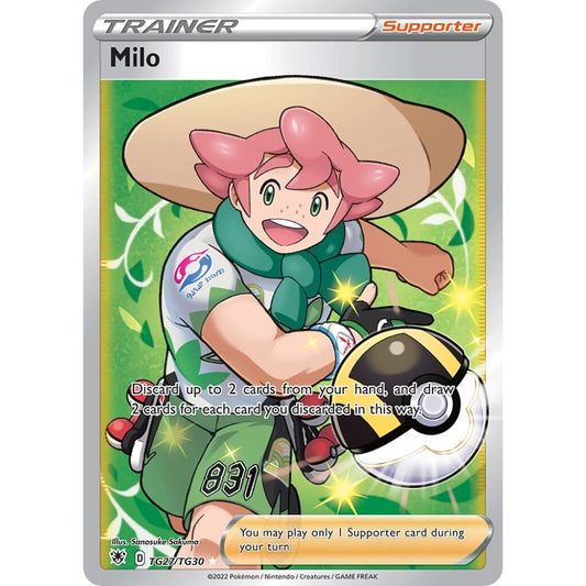 Milo Rare Ultra TG27/TG30 Pokemon Card Game Astral Radiance