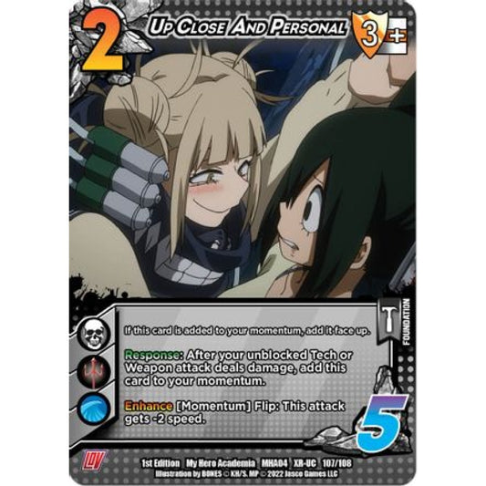 Up Close And Personal, 107/108, XR-UC, UniVersus, MHA04 League of Villains