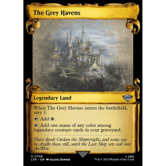 The Grey Havens, uncommon, 706, Magic the Gathering, The Lord of the Rings: Tales of Middle-earth