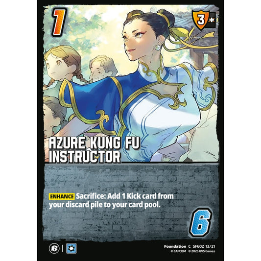 Azure Kung Fu Instructor 13/21 SF602 Universus Street Fighter 6: Challanger Series Chun-Li&Jamie Foundation C