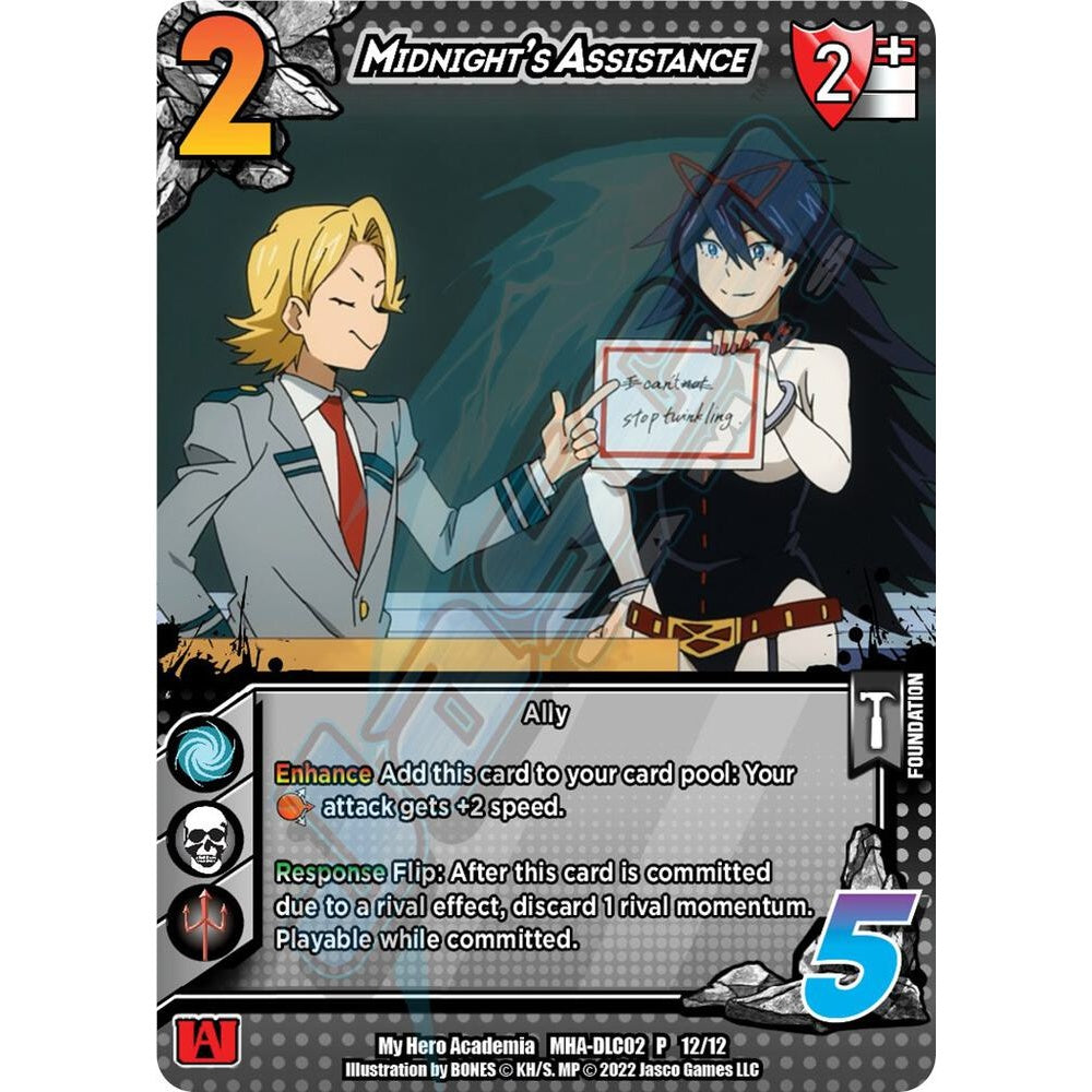 Midnight's Assistance, 12/12, MHA-DLC02, Universus, MHA Promos, nan