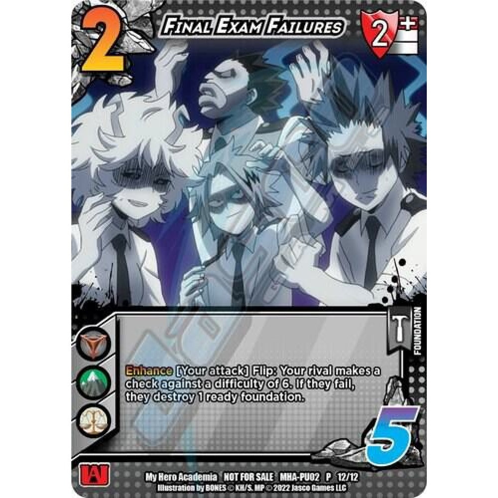 Final Exam Failures, 12/12, MHA-PU02, Universus, MHA Promos, nan