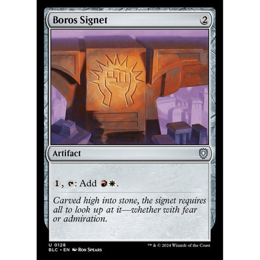 Boros Signet, 128, uncommon, Magic: The Gathering, Bloomburrow