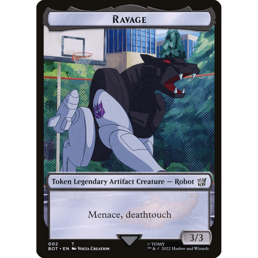 Ravage common 2 Magic the Gathering Transformers Tokens