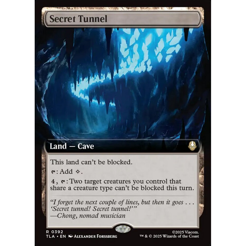 Secret Tunnel rare 392 Magic the Gathering Avatar: The Last Airbender