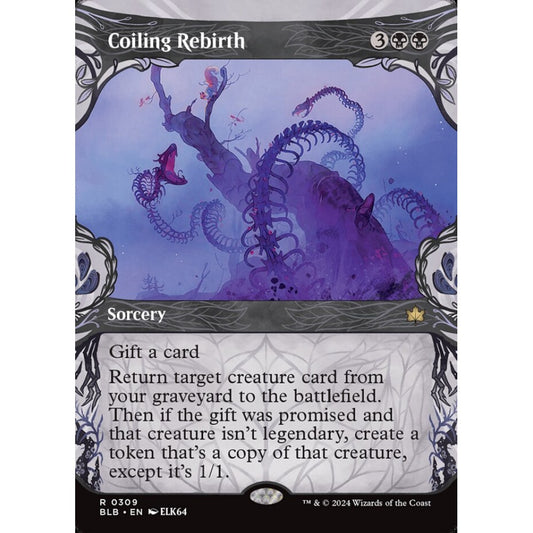 Coiling Rebirth, 309, rare, Magic: The Gathering, Bloomburrow