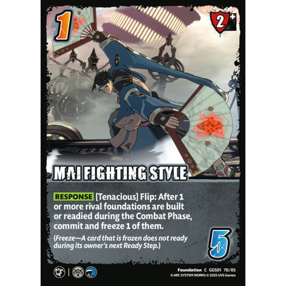 Mai Fighting Style 70/85 Universus Card Game Guilty Gear -Strive- C Non-Foil