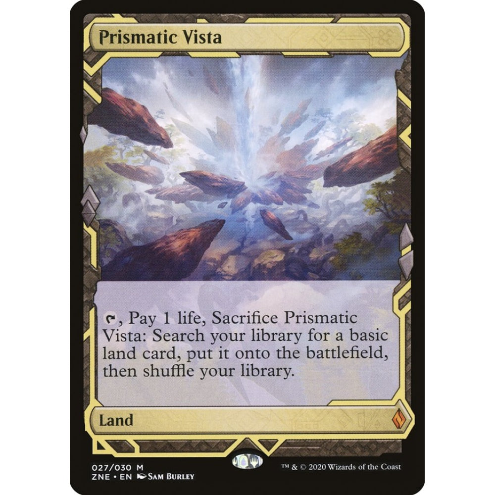 Prismatic Vista mythic 27 Magic the Gathering Zendikar Rising Expeditions