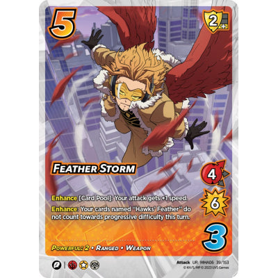 Feather Storm, 39/153, UR, UniVersus, MHA06 Jet Burn