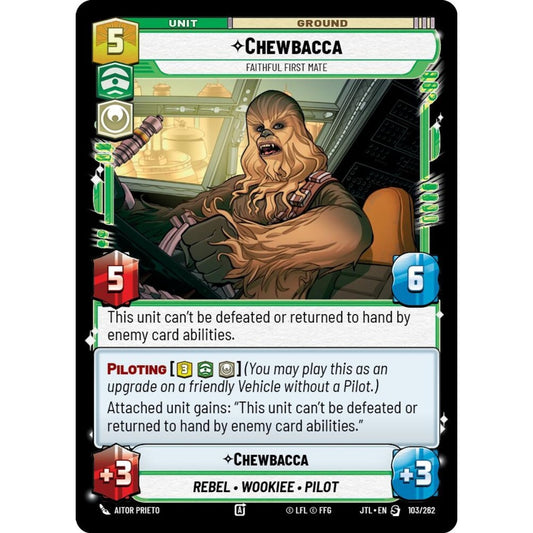 Chewbacca, S, JTL 103), Star Wars Unlimited