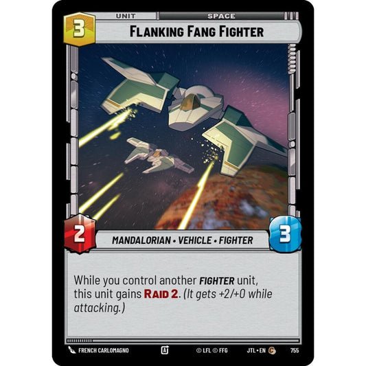 Flanking Fang Fighter, C, JTL 755) Foil, Star Wars Unlimited