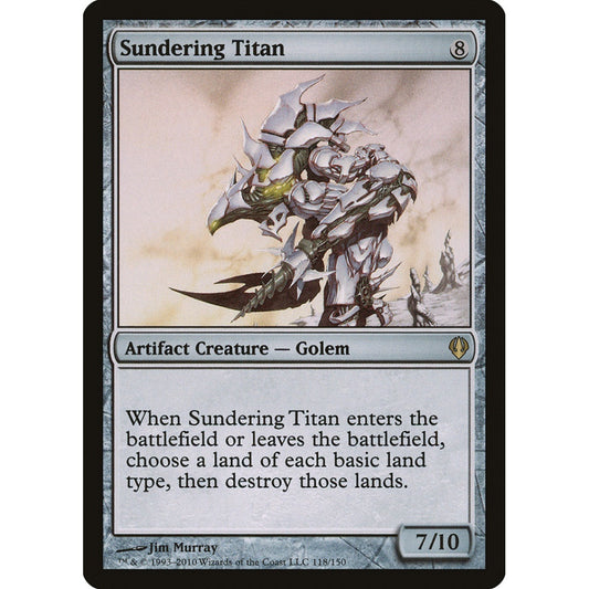 Sundering Titan rare 118 Magic the Gathering Archenemy