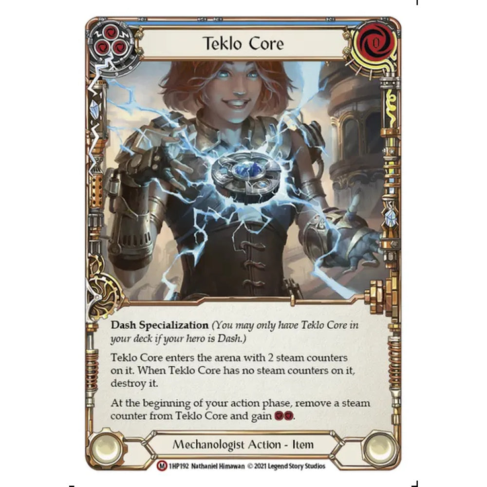 Teklo Core 1HP192 Majestic Flesh & Blood Trading Card Game History Pack 1 in Regular Art