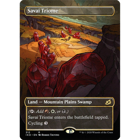 Savai Triome rare 312 Magic the Gathering Ikoria: Lair of Behemoths