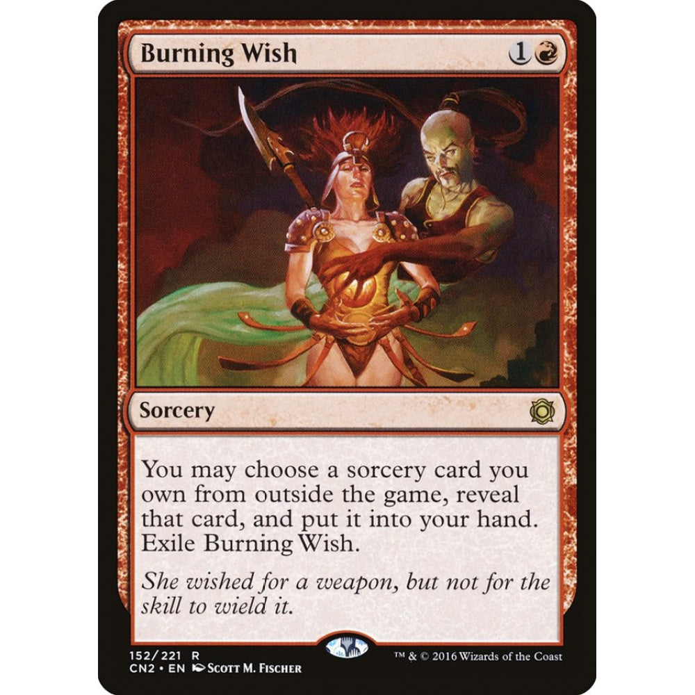 Burning Wish rare 152 Magic the Gathering Conspiracy: Take the Crown
