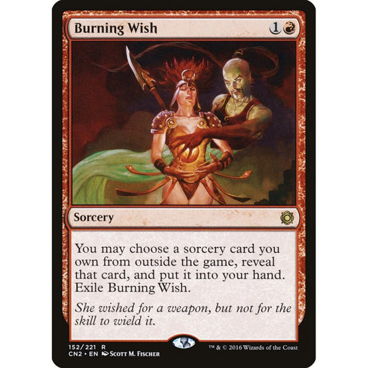 Burning Wish rare 152 Magic the Gathering Conspiracy: Take the Crown