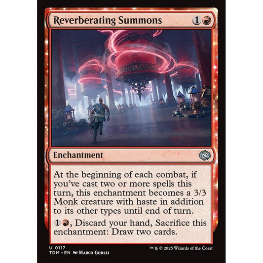 Reverberating Summons uncommon 117 Magic the Gathering Tarkir: Dragonstorm