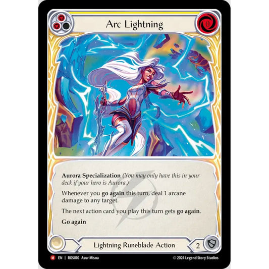 Arc Lightning, ROS010, Majestic, Flesh and Blood, Rosetta
