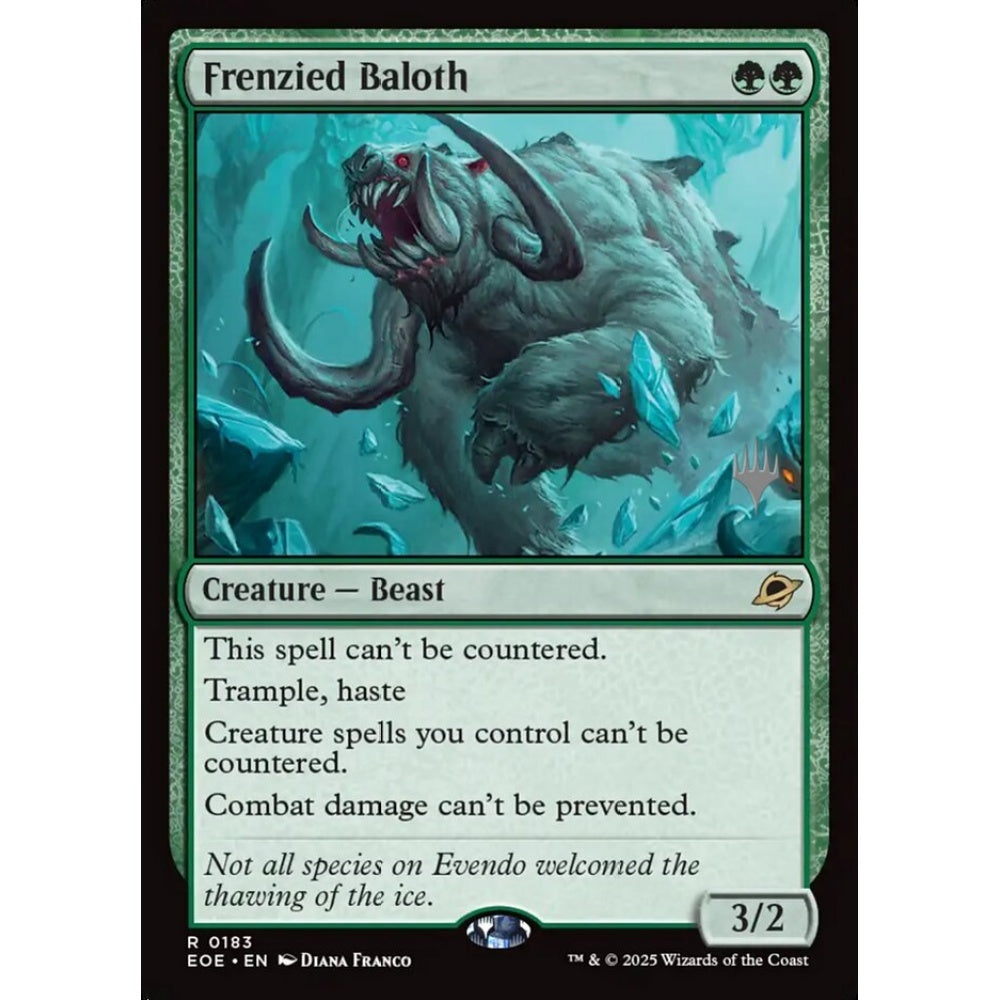Frenzied Baloth rare 183p Magic the Gathering Edge of Eternities Promos