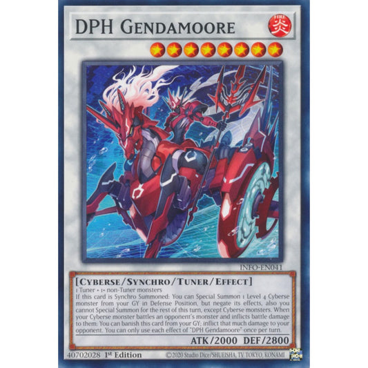 DPH Gendamoore INFO-EN041 Common Common Yu-Gi-Oh The Infinite Forbidden in Art