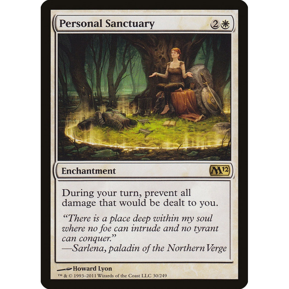 Personal Sanctuary rare 30 Magic the Gathering Magic 2012