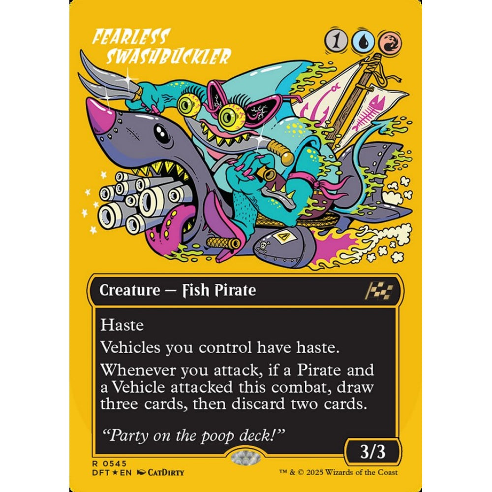 Fearless Swashbuckler, 545, rare, Magic: The Gathering, Aetherdrift