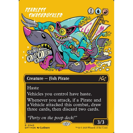 Fearless Swashbuckler, 545, rare, Magic: The Gathering, Aetherdrift