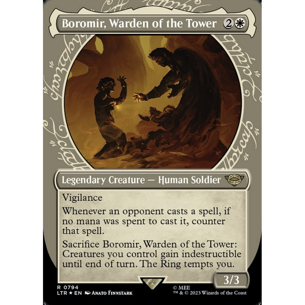 Boromir, Warden of the Tower, rare, 794, Magic the Gathering, The Lord of the Rings: Tales of Middle-earth