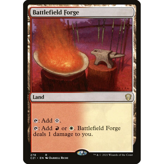 Battlefield Forge rare 278 Magic the Gathering Commander 2021