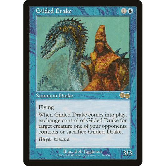 Gilded Drake rare 76 Magic the Gathering Urza's Saga