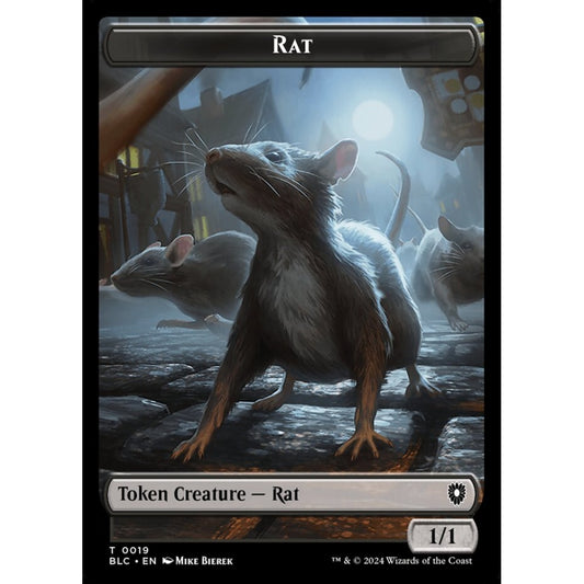 Rat, 19, common, Magic: The Gathering, Bloomburrow