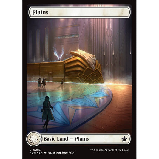 Plains, 283, common, Magic: The Gathering, Foundations