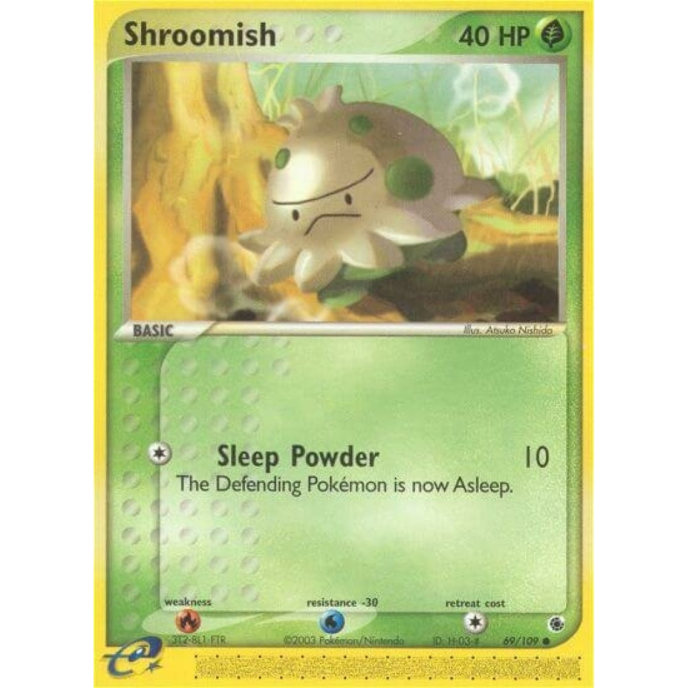 Shroomish Common 69/109 Pokemon Card Game EX Ruby & Sapphire