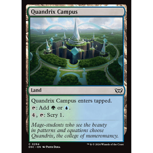 Quandrix Campus, 294, common, Magic: The Gathering, Duskmourn: House of Horror