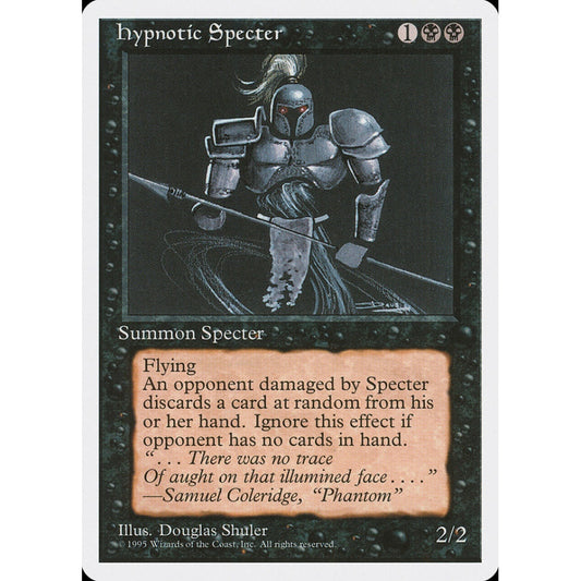 Hypnotic Specter uncommon 142 Magic the Gathering Fourth Edition