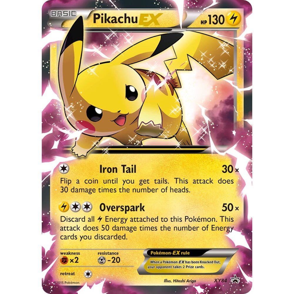 Pikachu-EX Promo XY84 Pokemon Card Game XY Promos