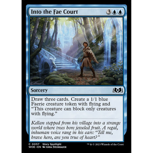 Into the Fae Court, common, 57, Magic the Gathering, Wilds of Eldraine