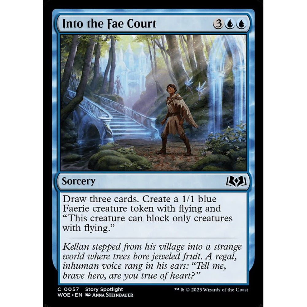 Into the Fae Court, common, 57, Magic the Gathering, Wilds of Eldraine