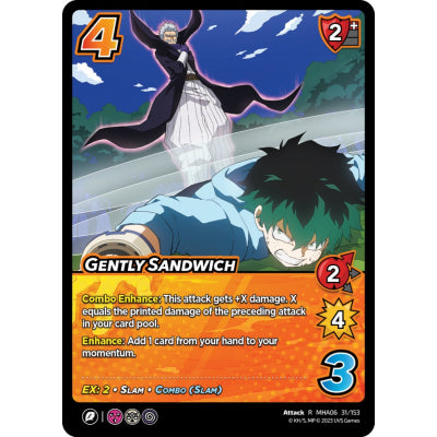 Gently Sandwich, 31/153, R, UniVersus, MHA06 Jet Burn