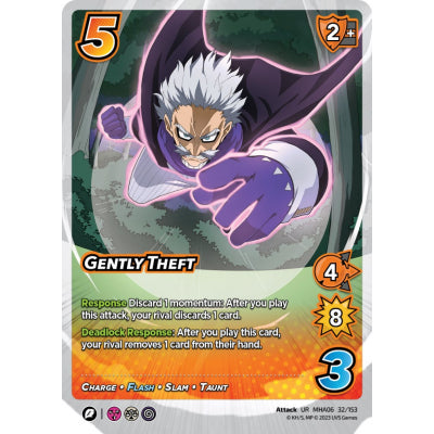 Gently Theft, 32/153, UR, UniVersus, MHA06 Jet Burn