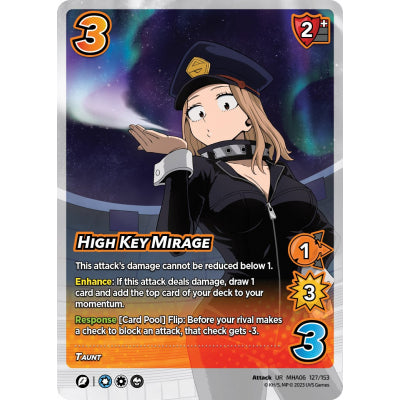 High Key Mirage, 127/153, UR, UniVersus, MHA06 Jet Burn