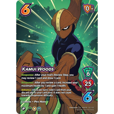 Kamui Woods, 112/153, XR-CH, UniVersus, MHA06 Jet Burn